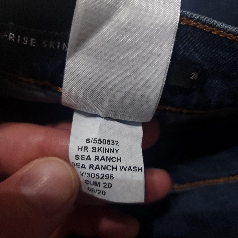 Banana Republic Sea Ranch Jeans Womens 28 High Rise Skinny Stretch 28x28.5 - Picture 9 of 15